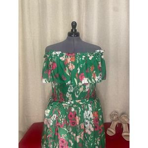 Eliza J Floral Spring/Summer Fit and Flare, Size 22W